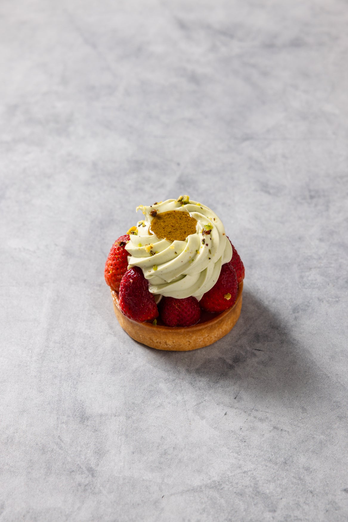 Strawberry Pistachio Tart