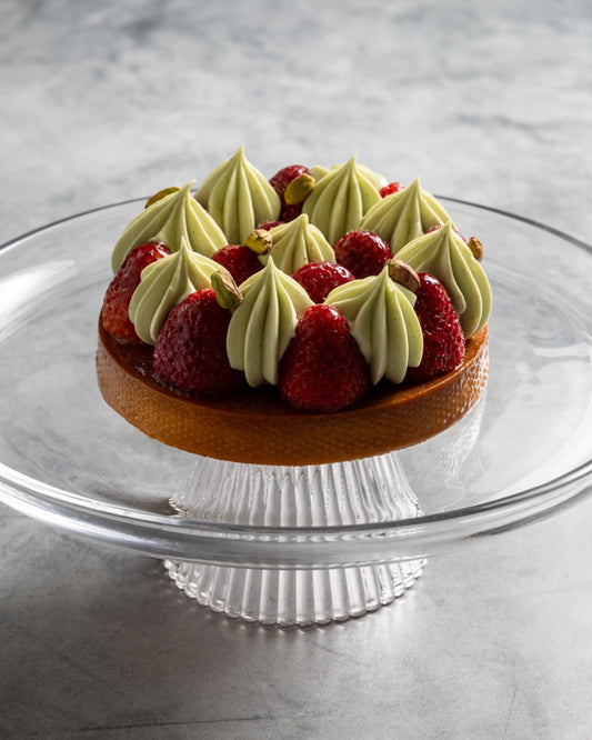 Strawberry & Pistachio Tart