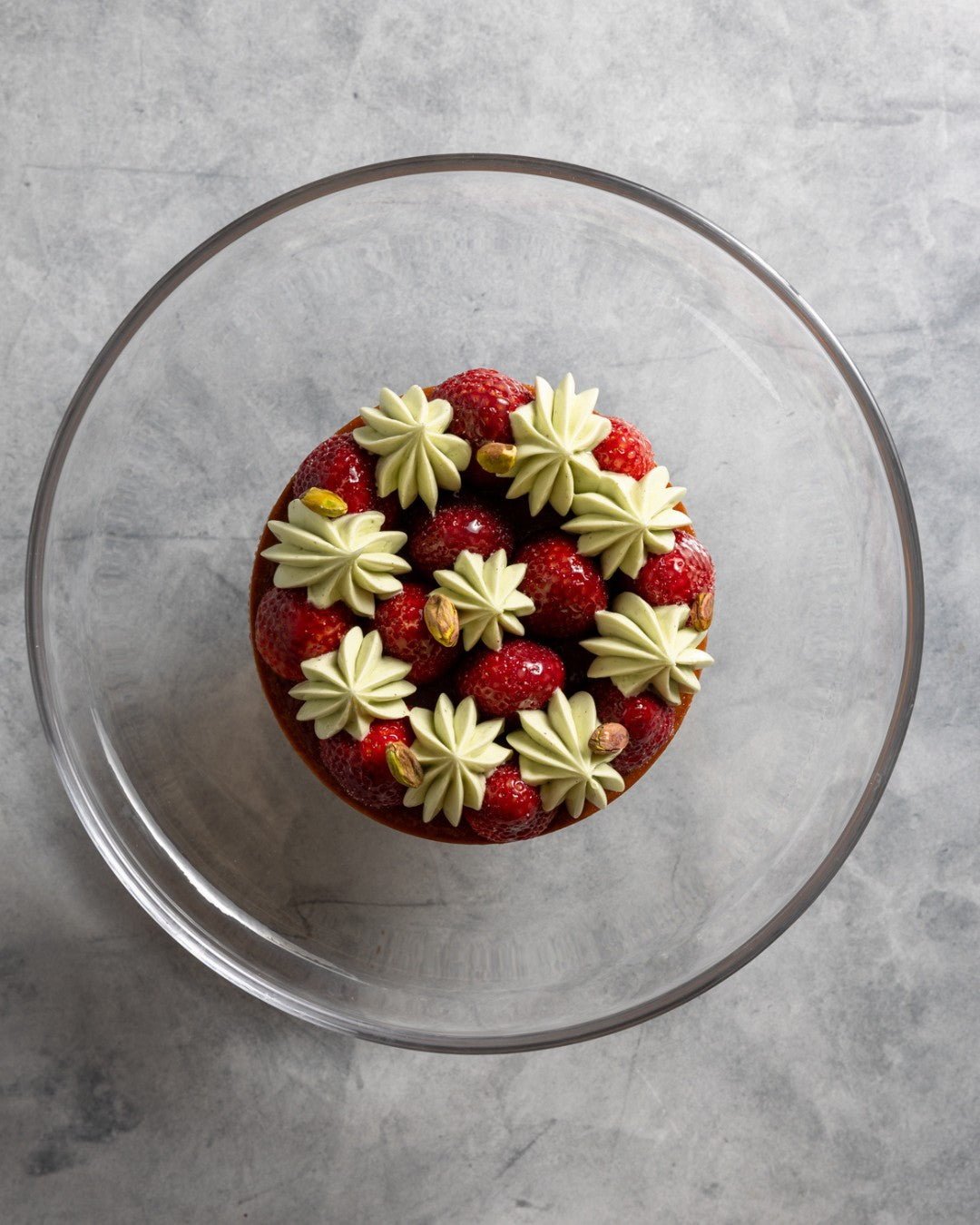 Strawberry & Pistachio Tart