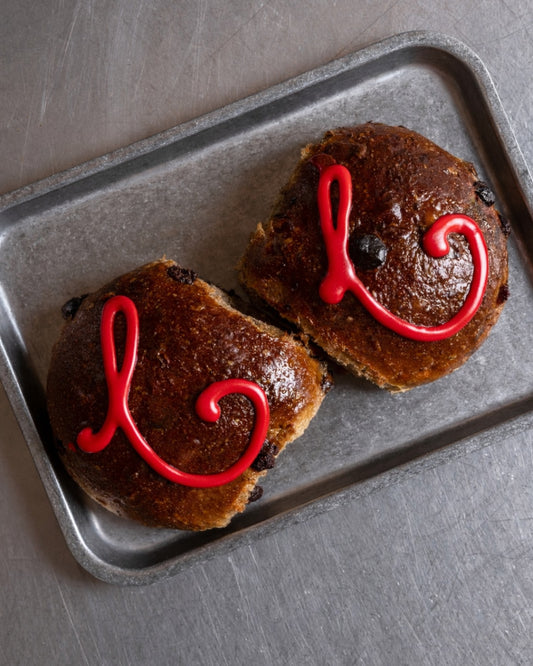 Choc Coconut & Cherry Not X Buns