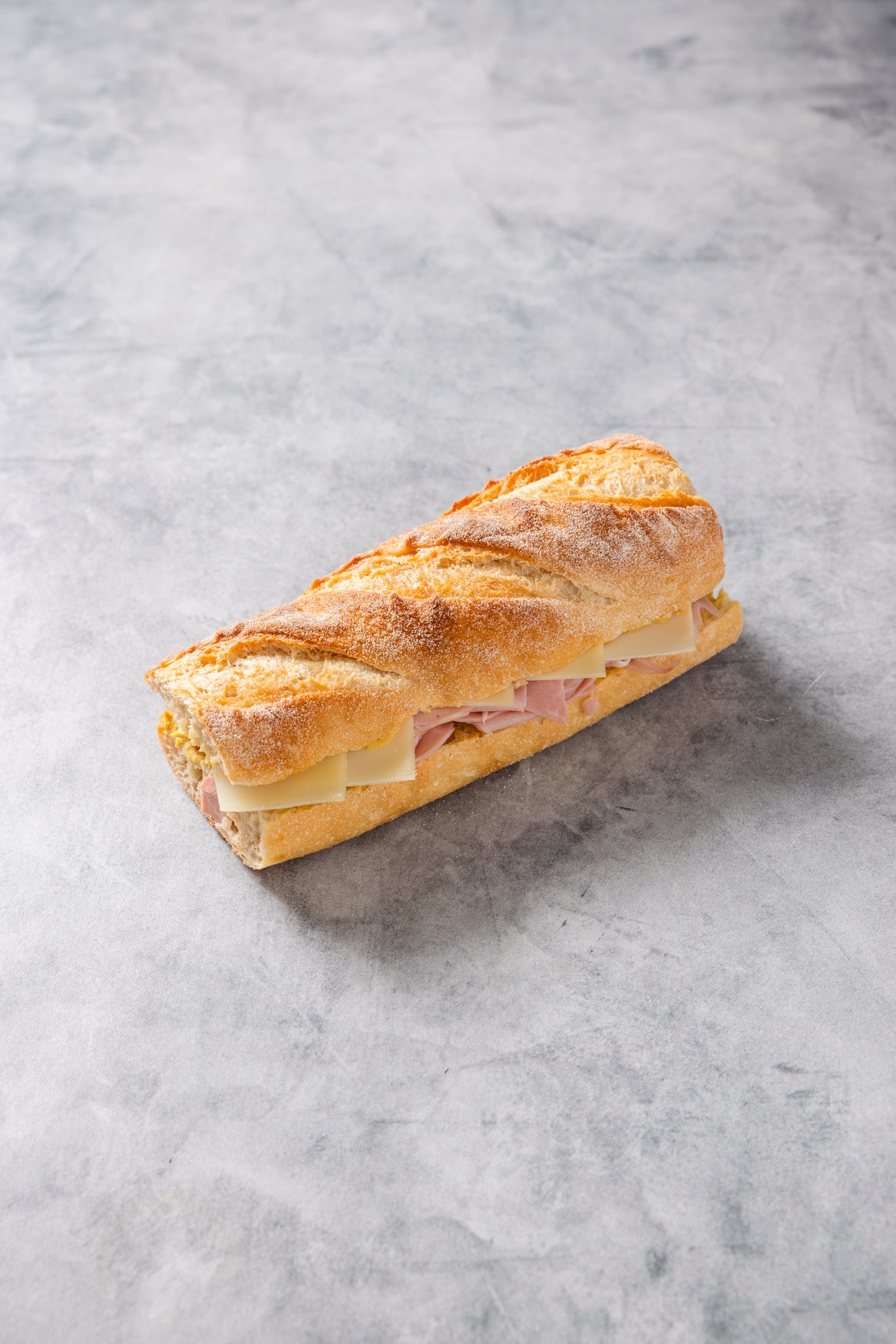 Ham & Emmental Baguette