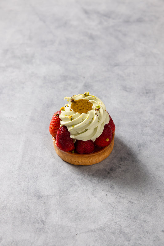 Strawberry Pistachio Tart