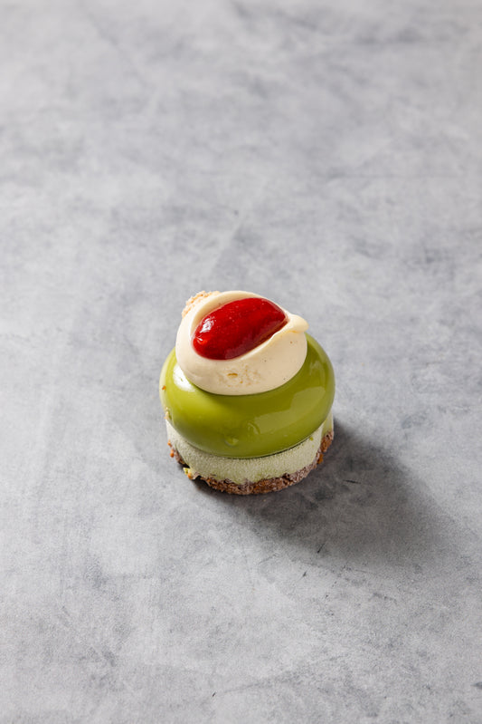 Strawberry Matcha Slice